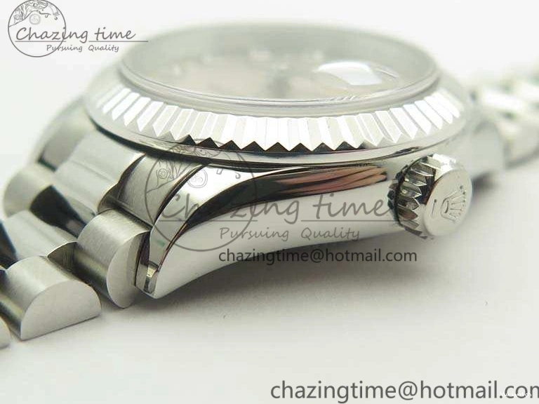 Silver SS DateJust Dial Edition BP Maker 28mm SS Best Diam ETA2671 On Bracelet 0116